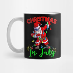 Dabbing Santa T Shirt Christmas in July Mug